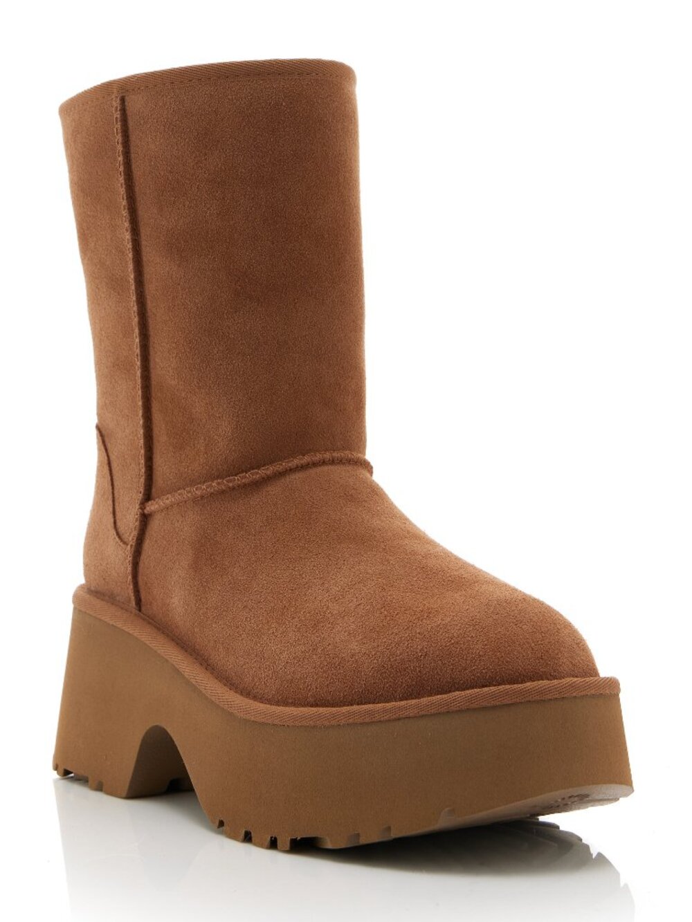 NIB UGG New Heights Sheepskin Classic Short Boots sz 8